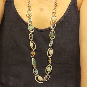 Premier Designs silver toned necklace